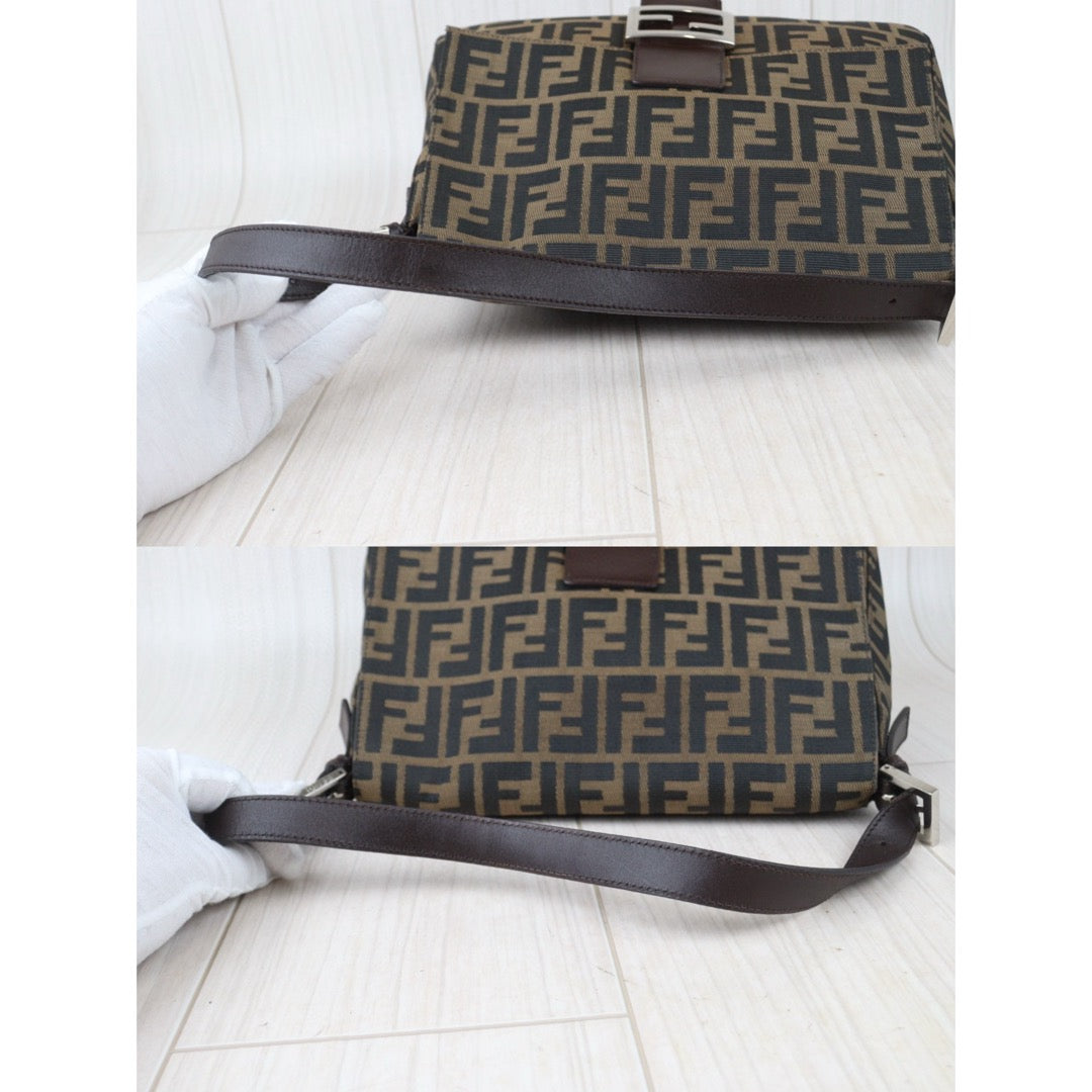 Good ( Rank AB)｜ FENDI Zucca Mamma Baguette Shoulder Bag ｜V24080812