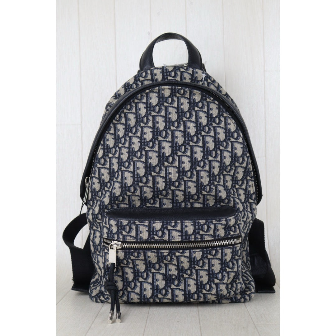 Include Entrupy Certificate of Authenticity｜Very Good ( Rank A)｜Dior Trotter Montaige  Oblique Rider  Backpack ｜S26090701