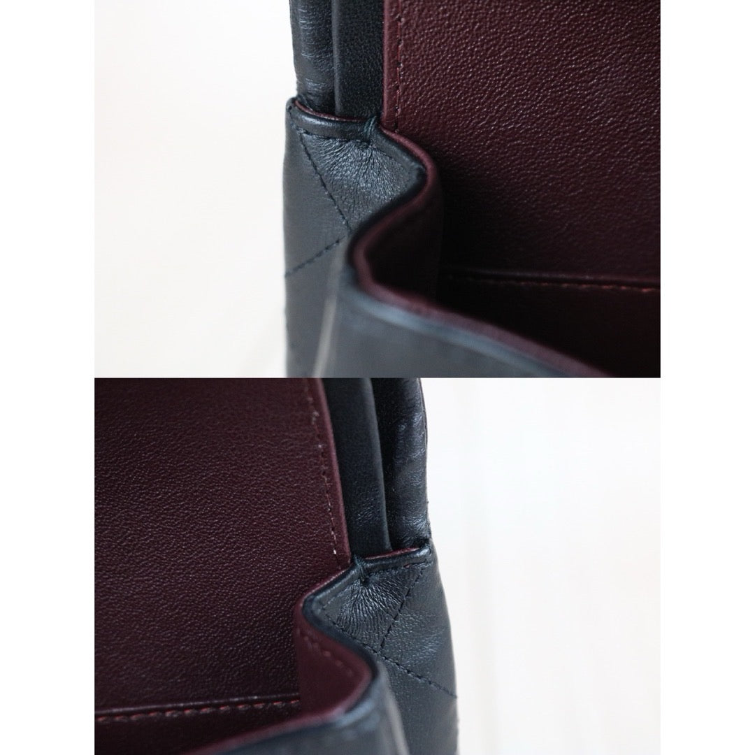 Include Entrupy Certificate of Authenticity｜Very Good ( Rank A)｜ CHANEL Lamb Skin Matrasse Chain Double Flap 25 Shoulder Bag  Black Made In 2019 Year｜S26080101