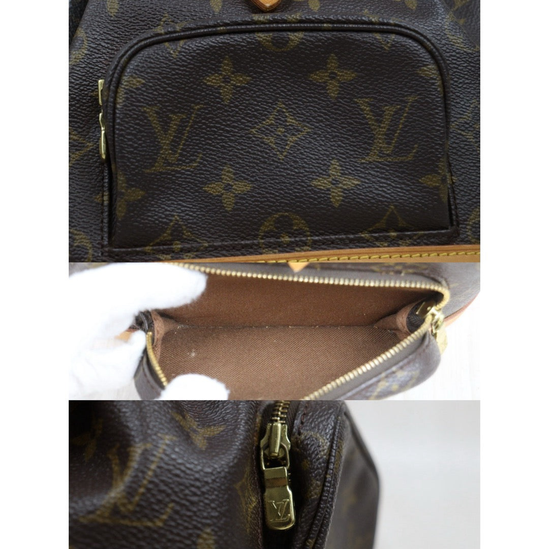 Include Entrupy Certificate of Authenticity｜Good ( Rank AB)｜ Louis Vuitton Monogram Montsouris PM Backpack｜25122206