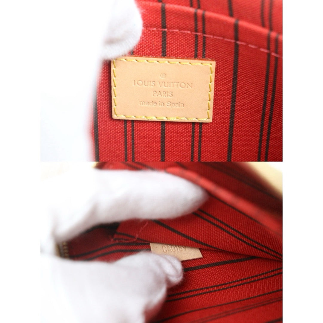 Include Entrupy Certificate of Authenticity｜Good ( Rank AB)｜Louis Vuitton Monogram Neverful MM ShoulderBag With Pouch｜S26080608
