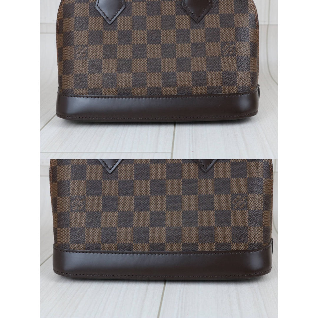 Include Entrupy Certificate of Authenticity｜Very Good ( Rank A)｜Louis Vuitton Damier Alma BB HandBag Shoulder Bag｜X26040817