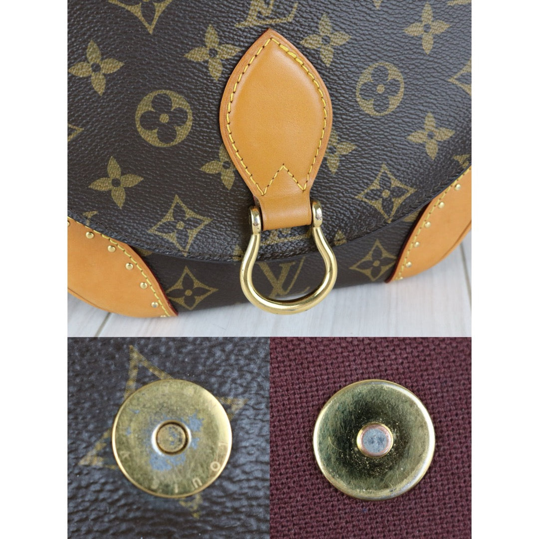 Good ( Rank AB)｜ LV Monogram Saint Cloud Rivet Tassel Shoulder Bag ｜X25081813
