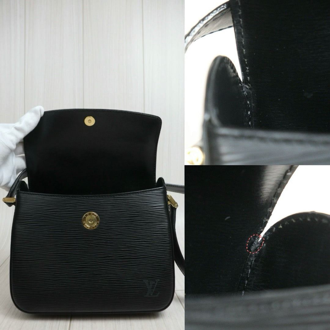 Include Entrupy Certificate of Authenticity｜Very Good ( Rank A)｜ Louis Vuitton Epi  Shoulder Bag Black｜26080101