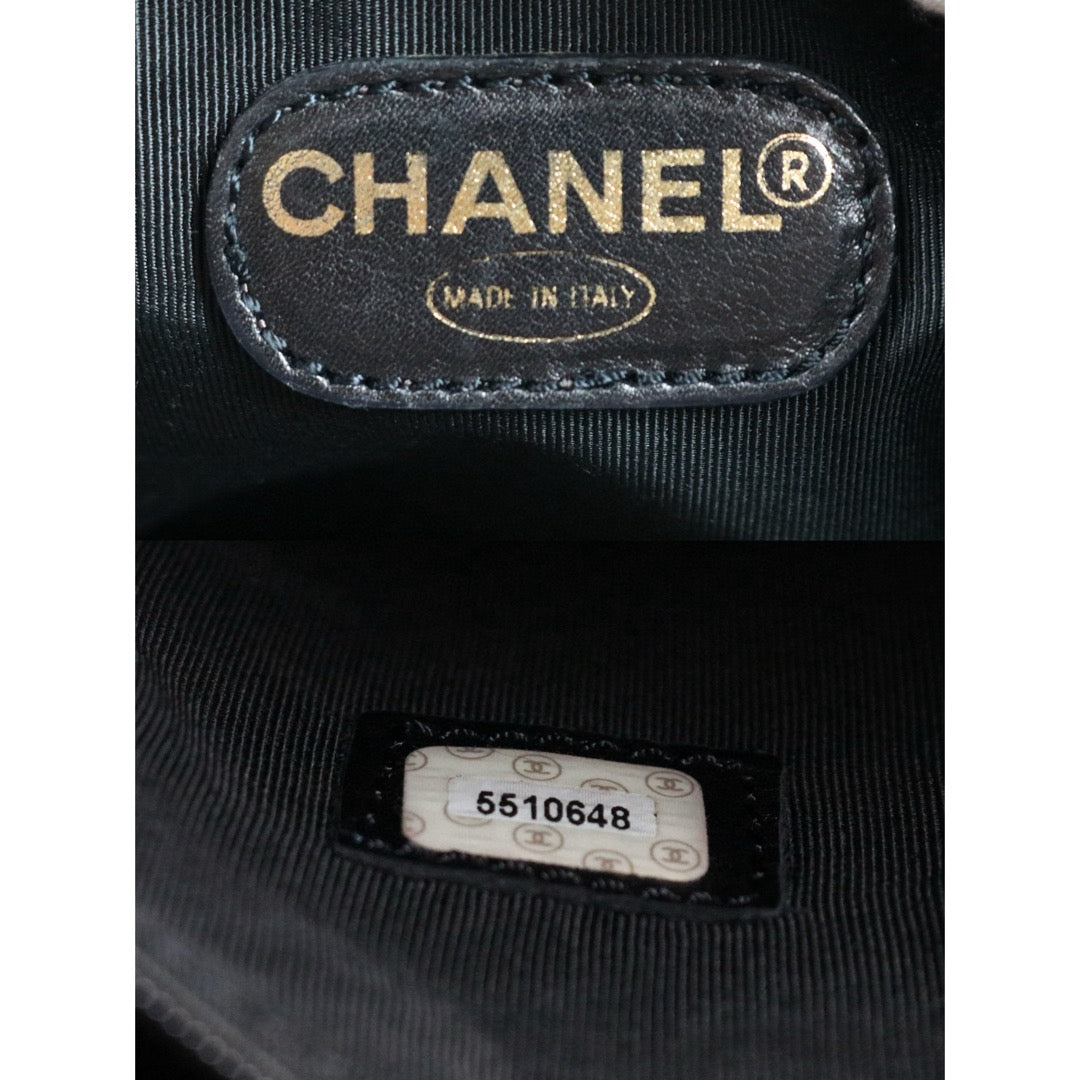 Very Good ( Rank A) ｜ CHANEL Caviar Skin Tortoiseshell ToteBag Black Made In 2002-2003Year  ｜S24072104