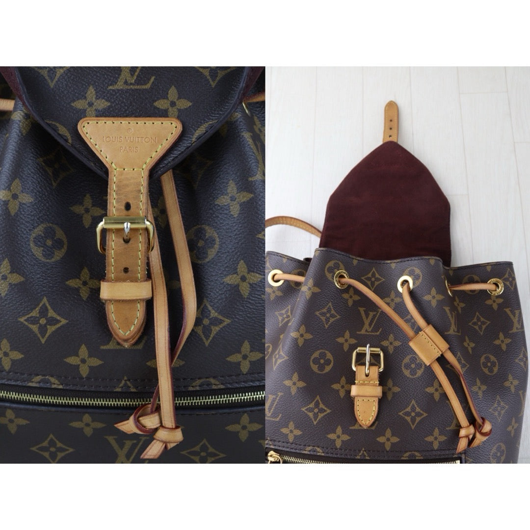 Include Entrupy Certificate of Authenticity｜Good ( Rank AB)｜ Louis Vuitton Monogram Montsouris  Backpack｜26080102