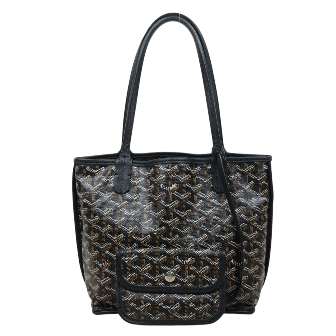 Good ( Rank AB) ｜ Goyard Anjou Mini Tote Bag Black｜S25102306