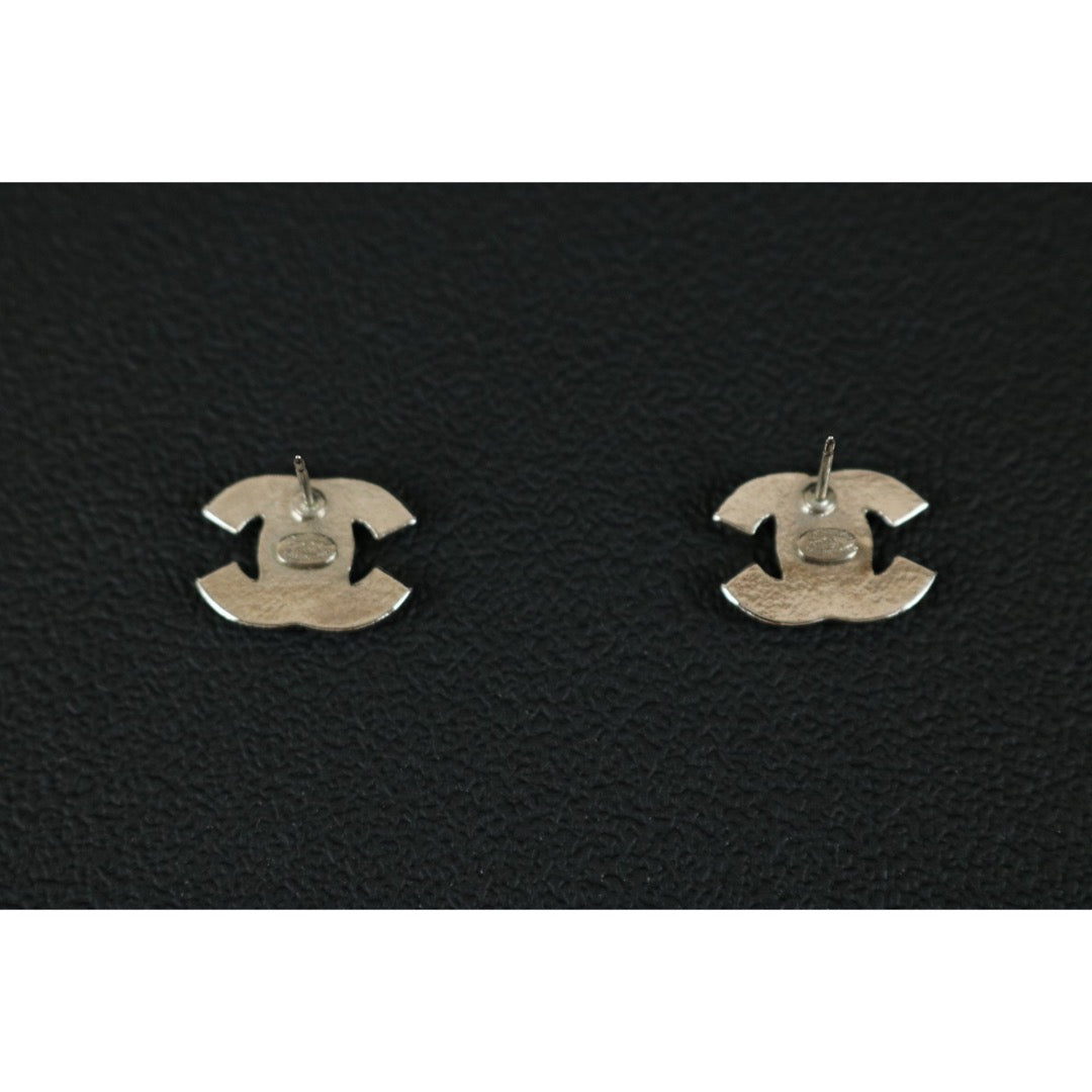 Include Authentic Detective Certificate of Authenticity｜Very Good ( Rank A) ｜CHANEL A11V COCO Mark Rhinestone Earrings Made In 2011Year｜S26040811