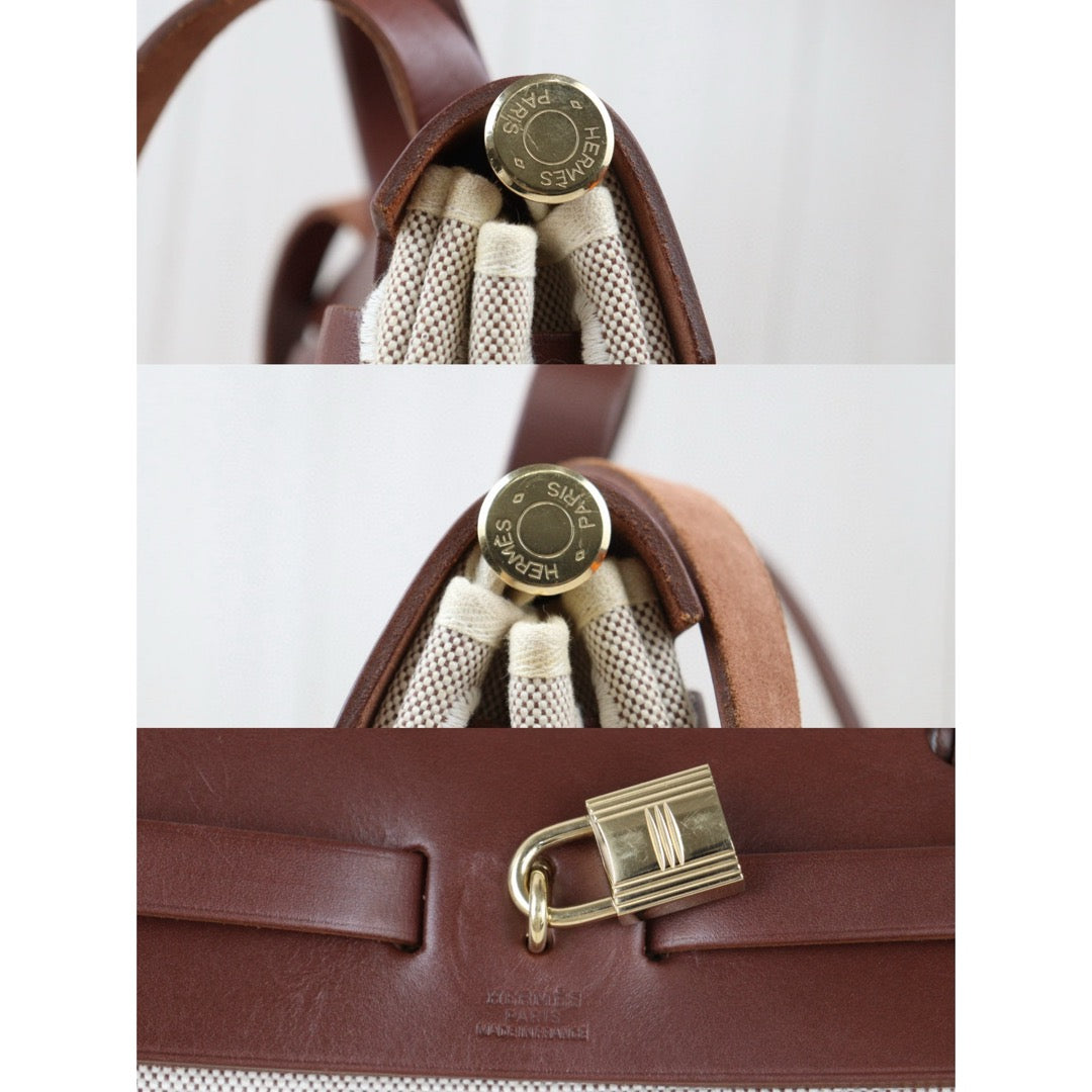 Rank AB ｜ HERMES Herbag  PM □E Shoulder Bag  Made In 2001 Year｜24070425