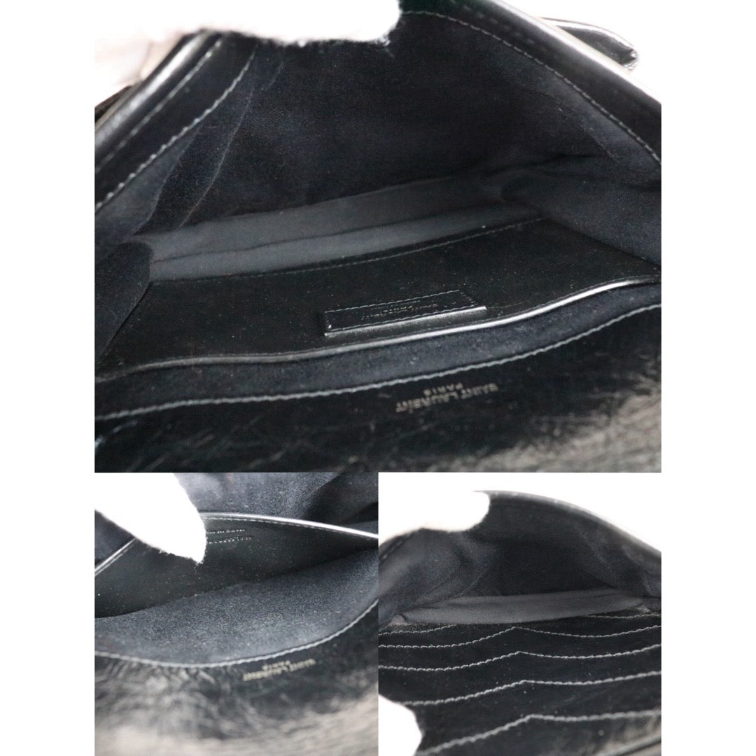 Include Entrupy Certificate of Authenticity｜Very Good ( Rank A)｜  Saint Laurent YSL Saint Laurent Niki  Shoulder Bag Black PM｜W26071703