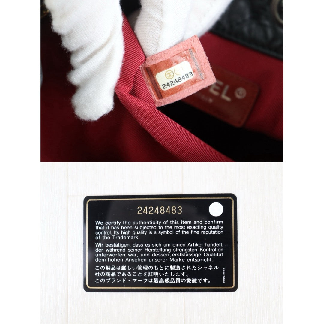 Include Entrupy Certificate of Authenticity｜Very Good ( Rank A)｜ CHANEL Gabrielle Calfskin Chain Backpack Black Made In 2017-2018Year｜S26072548