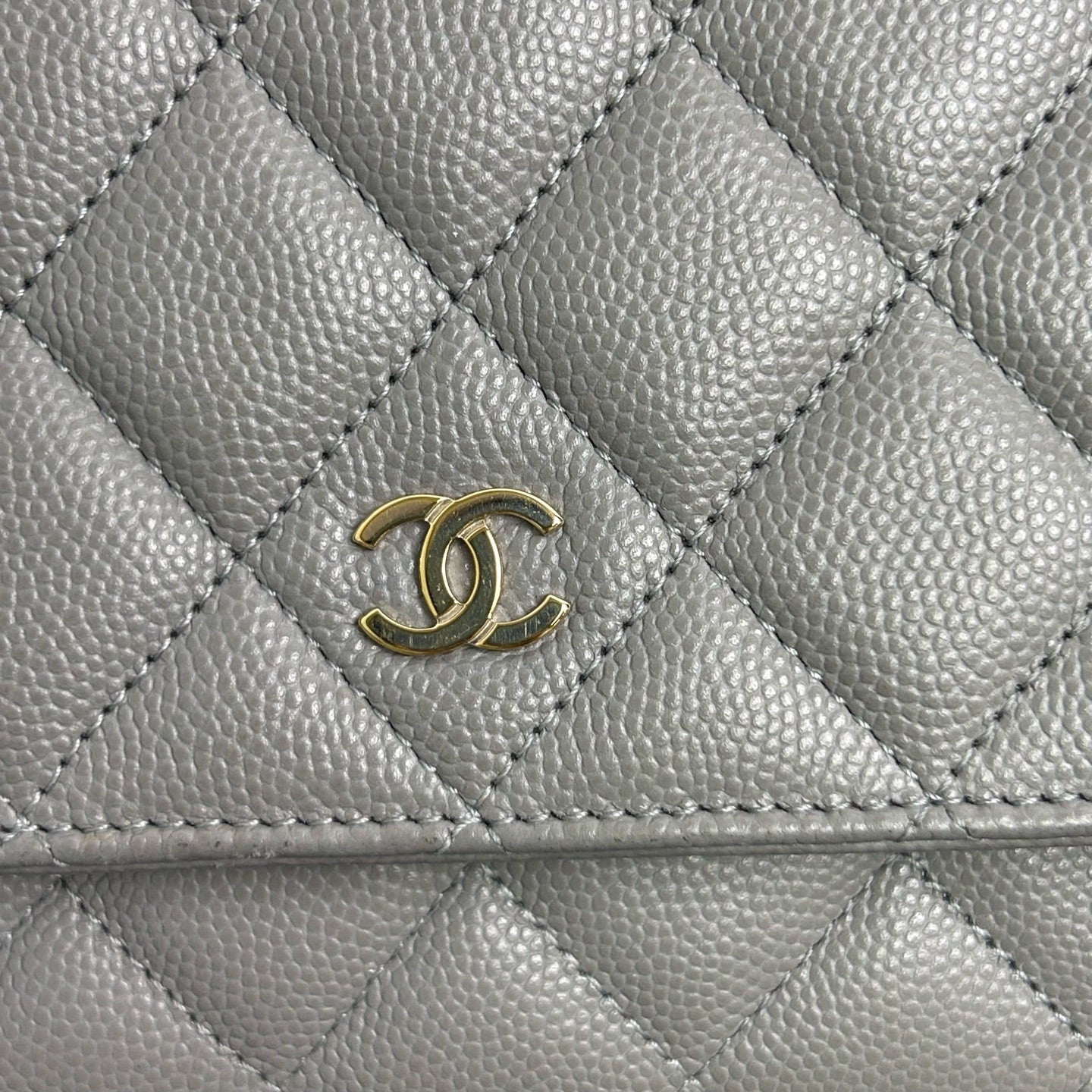 Very Good ( Rank A) ｜ CHANEL Matrasse Chain Caviar Skin WOC19 Shoulder Bag