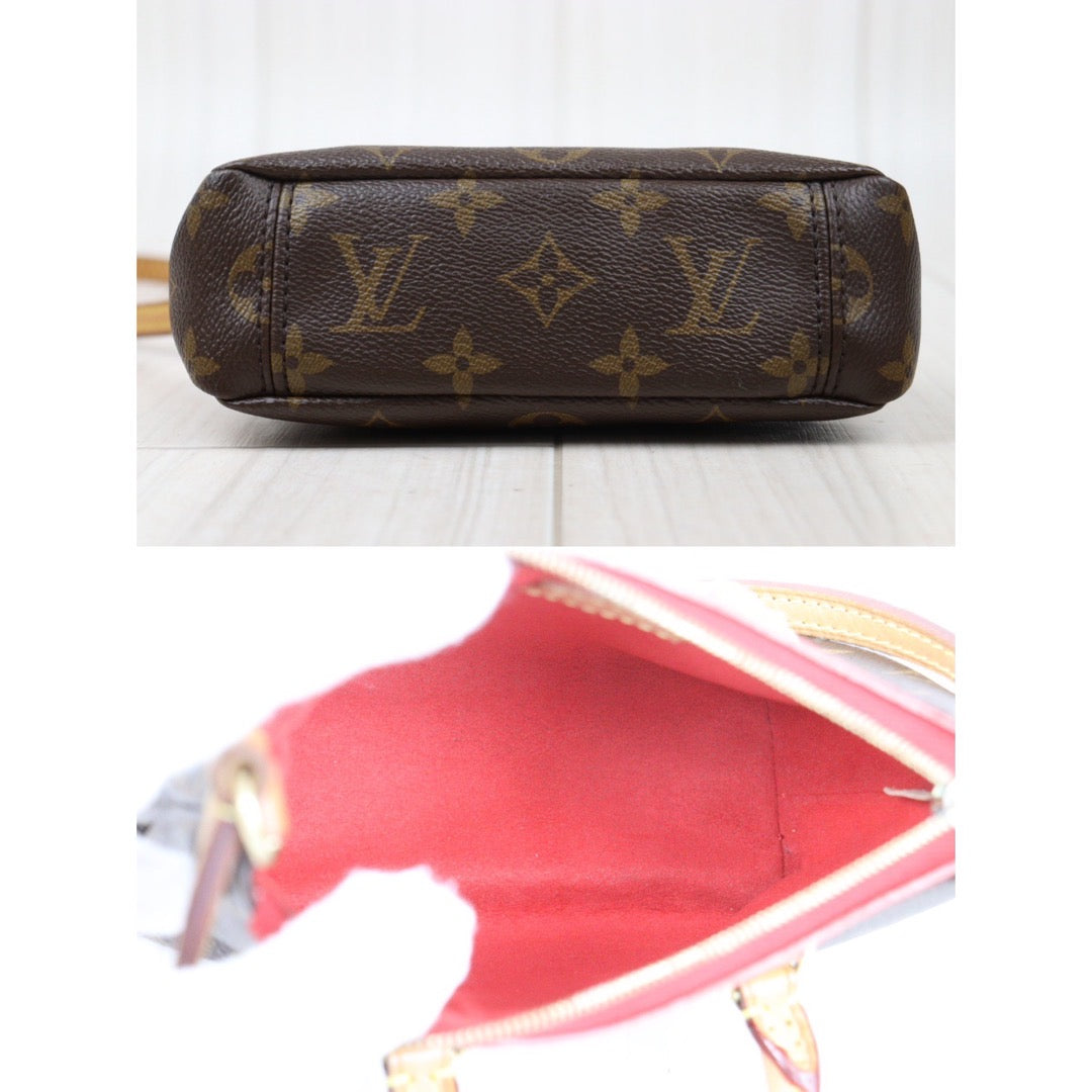 Rank AB ｜LV Monogram Pallas Nano Mini Handbag With Shoulder Bag｜S24052215