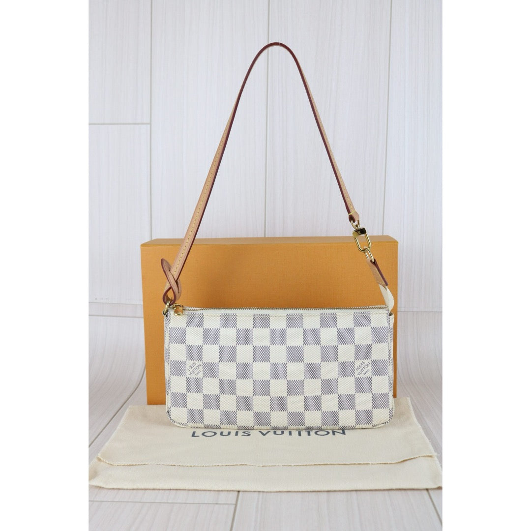 Very Good ( Rank A)｜Full Set LV Damier Azur Pochette Accessoires Current Model｜X25102309