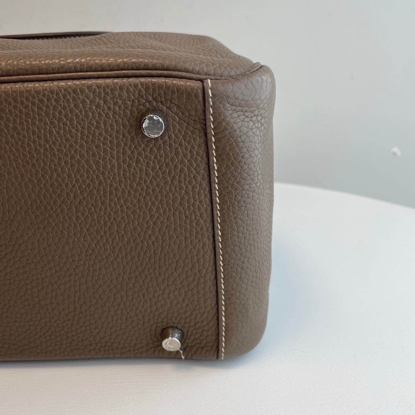 Hermes Lindy 30 A stamp etoupe