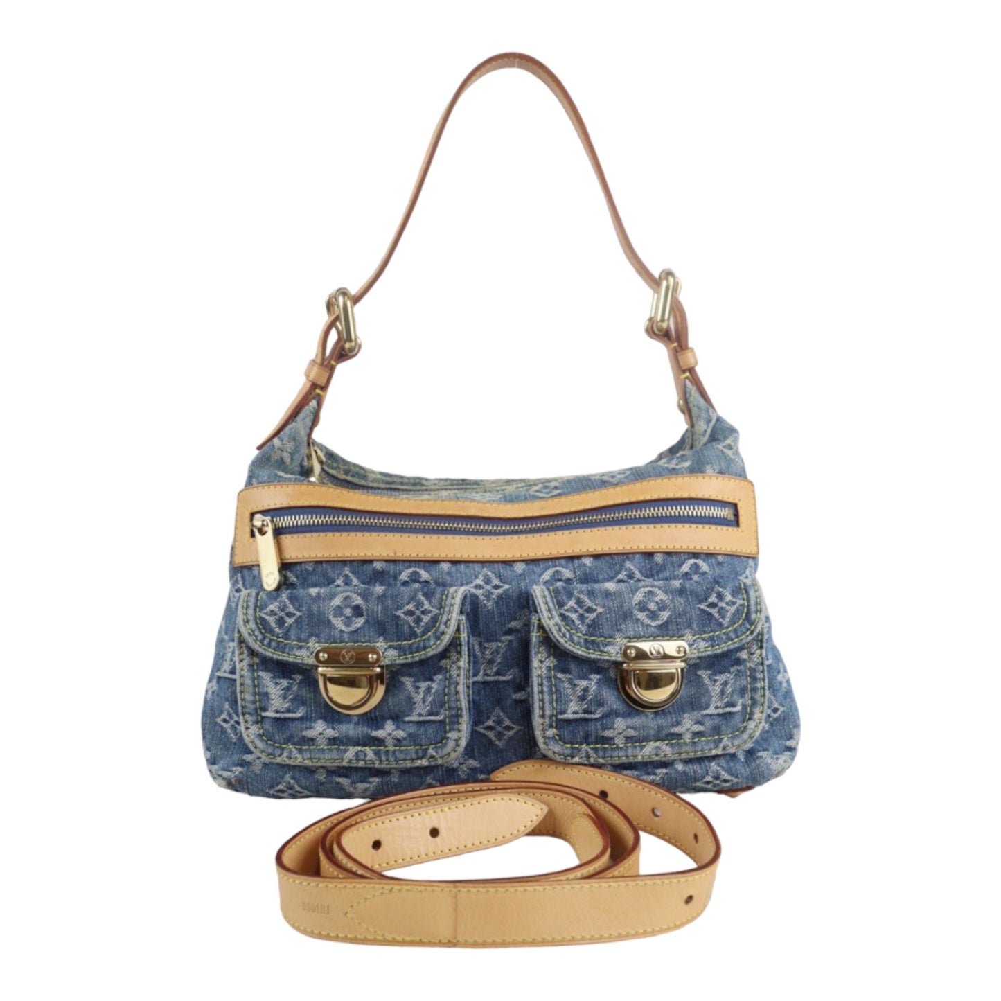Rank AB ｜ LV Monogram Denim Buggy PM Shoulder Bag  ｜23090101