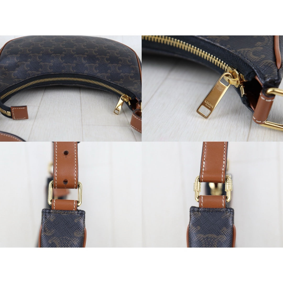 Very Good ( Rank A) ｜ CELINE AVA Triomphe Canvas Shoulder Bag｜S25081806