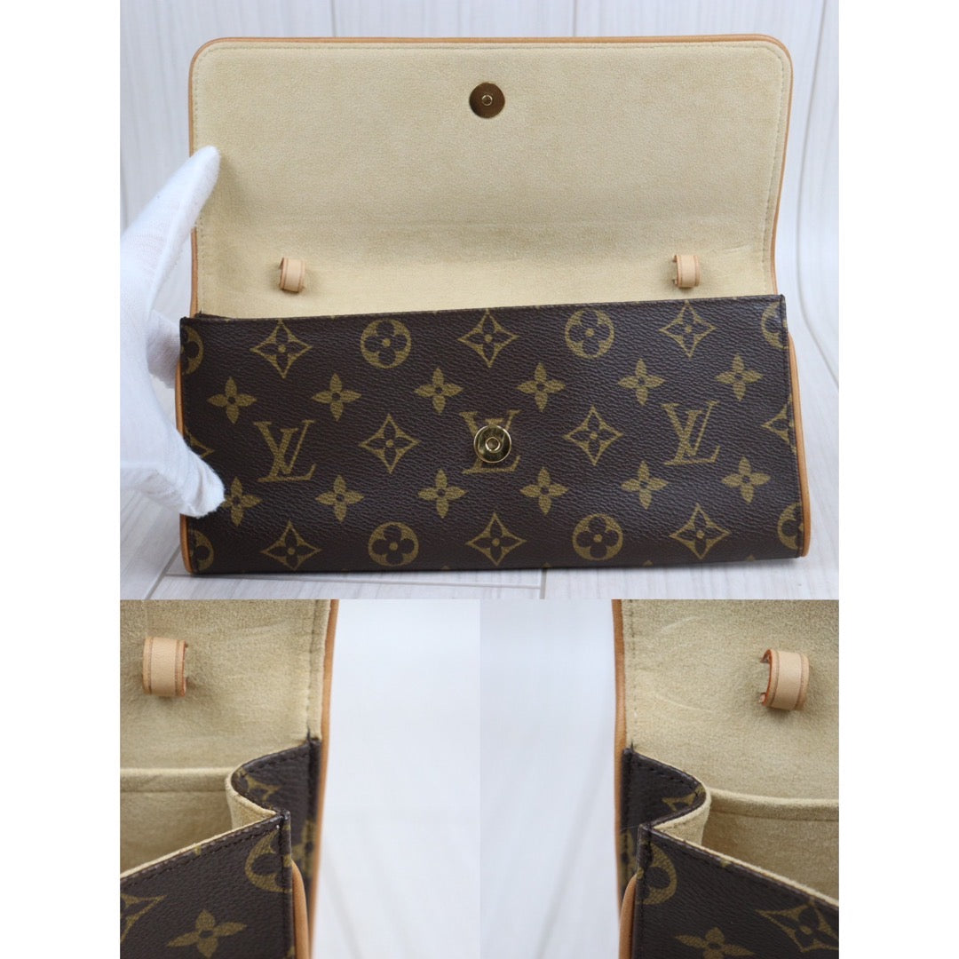 Rank A｜ LV Monogram Pochette Twin GM Shoulder Bag｜23120703