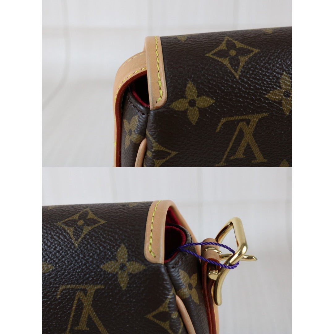 Include Entrupy Certificate of Authenticity｜Very Good ( Rank A)｜ Louis Vuitton Monogram Tamburan Shoulder Bag Current Model｜S26040803