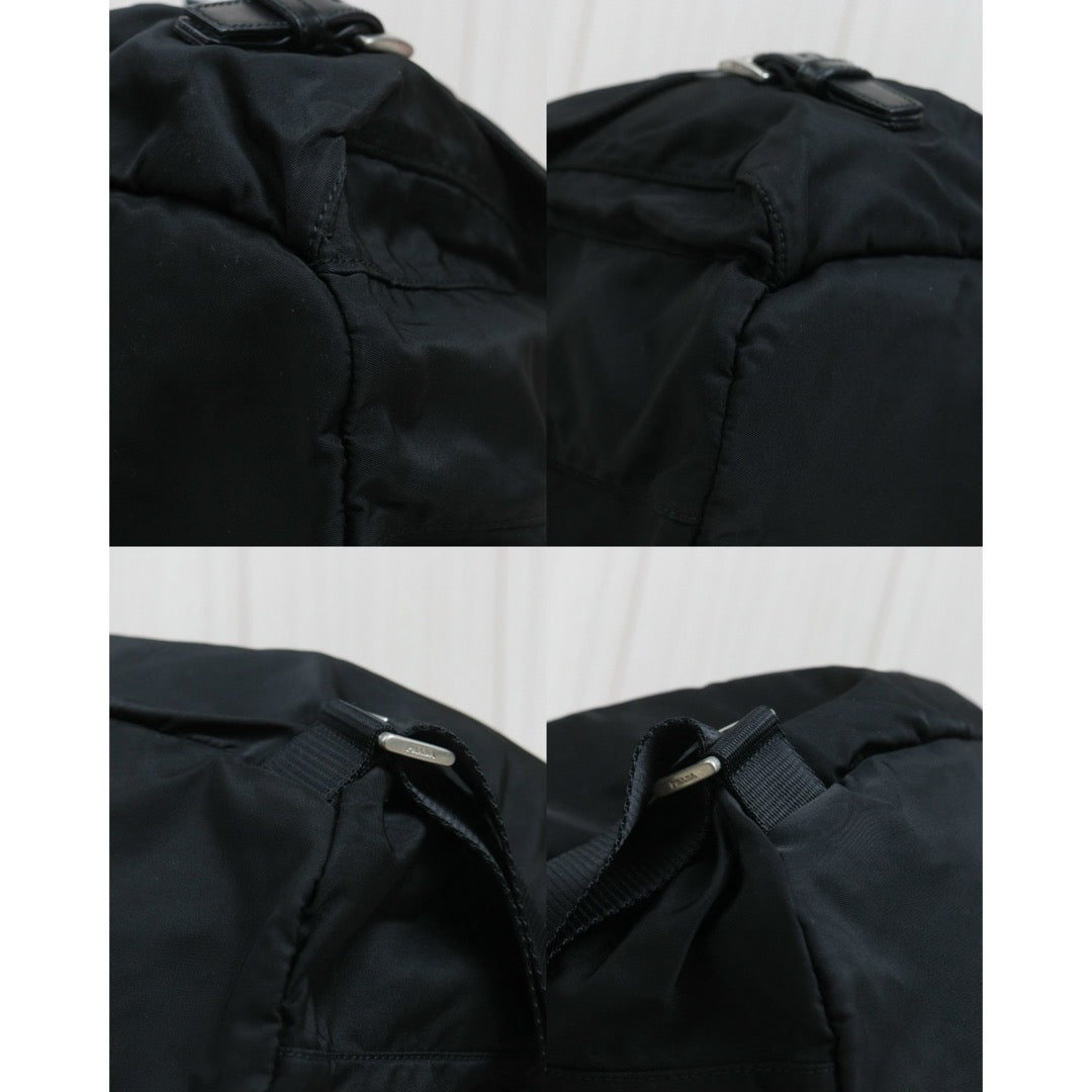 Include Entrupy Certificate of Authenticity｜Good ( Rank AB)｜Prada  Nylon Black Backpack Medium｜26101601