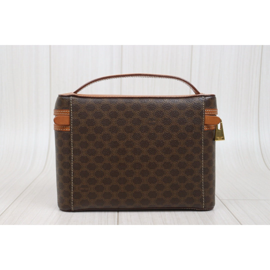 Good ( Rank AB)｜ CELINE Macadam Vanity Handbag ｜25100201