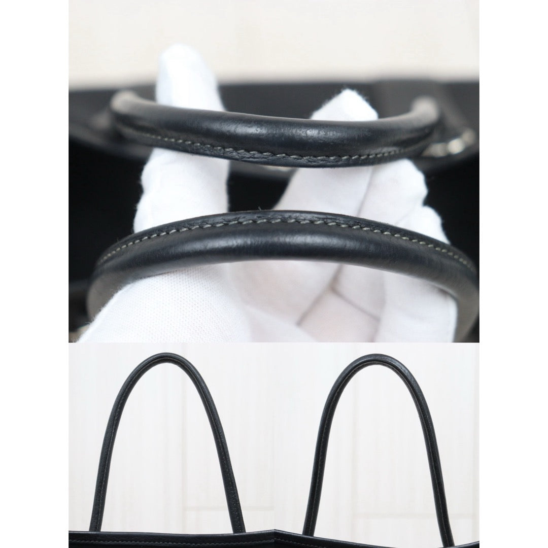 Good ( Rank AB)｜ HERMES Garden Party TPM  Black HandBag ◽︎I Stamp Made In 2005 Year｜Y25112502