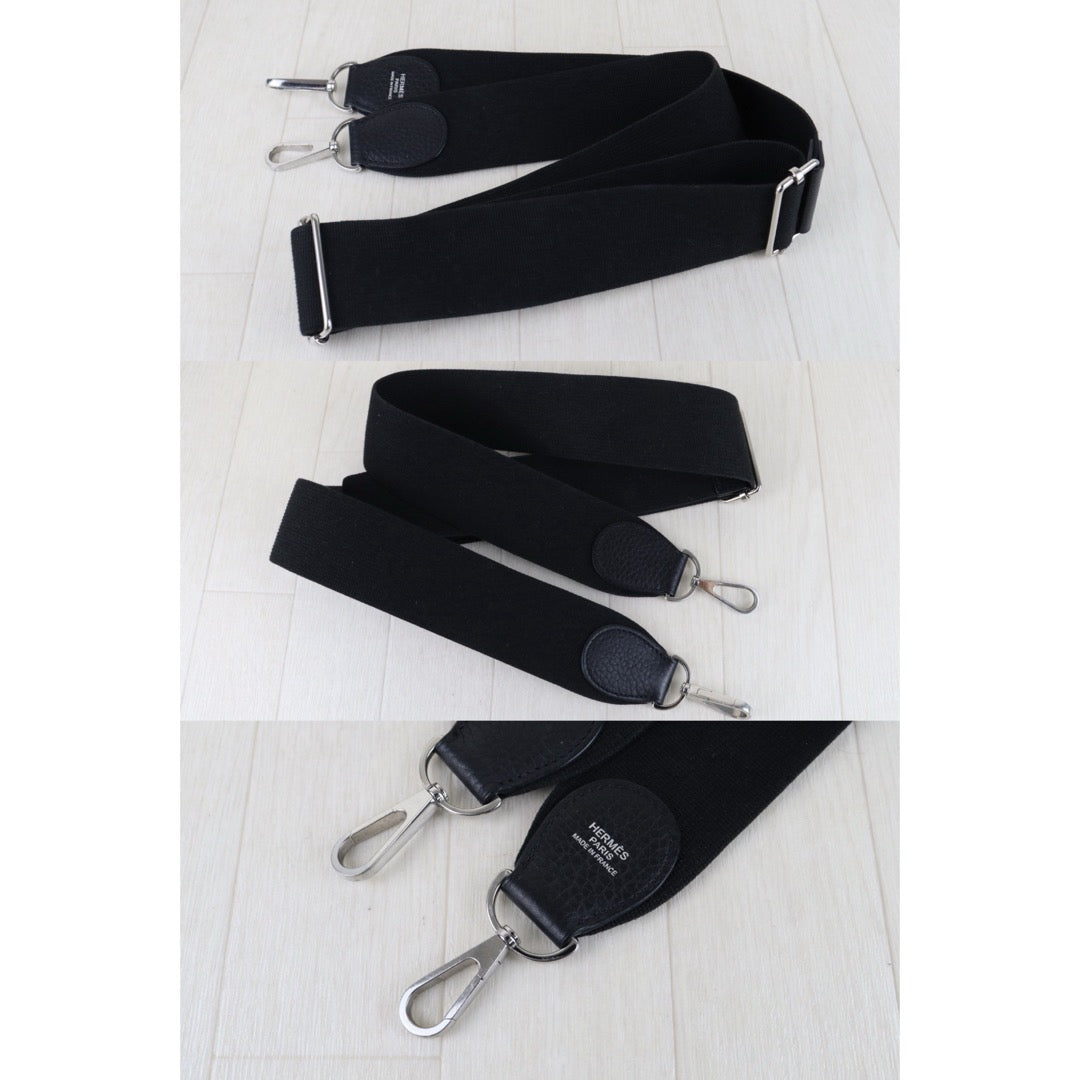 Include Entrupy Certificate of Authenticity｜Very Good ( Rank A)｜ HERMES TC Leather  Evelyne 29 Shoulder Bag Black C Stamp Made In 2018Year｜S26041701