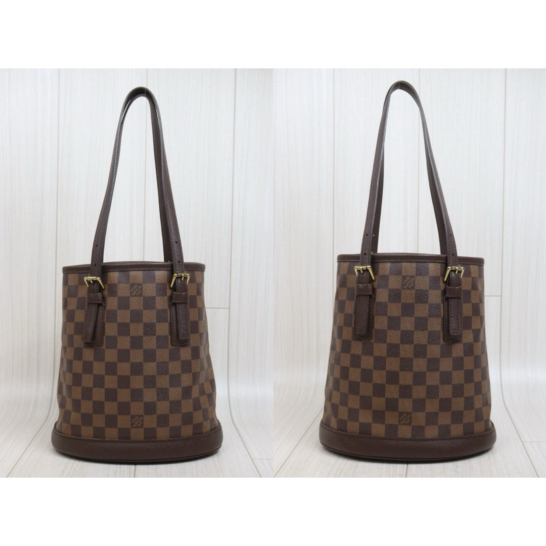 Include Entrupy Certificate of Authenticity｜Good ( Rank AB)｜ Louis Vuitton Damier Bucket PM Tote Bag｜26070904