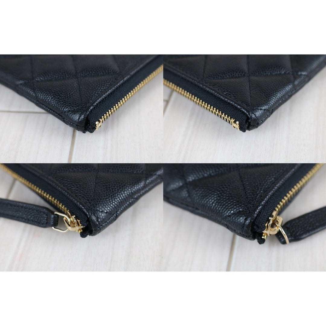 Include Entrupy Certificate of Authenticity｜Excellent（Rank SA）｜Full Set CHANEL 23S Classic Zip Pouch｜X26051803