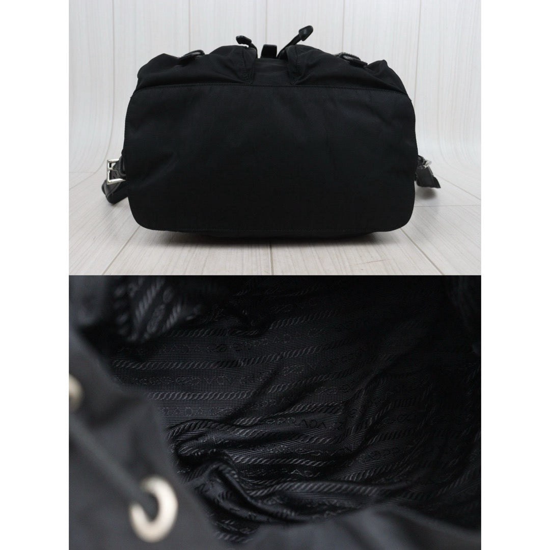 Good ( Rank AB)｜Prada Nylon Backpack Medium Black｜25101502