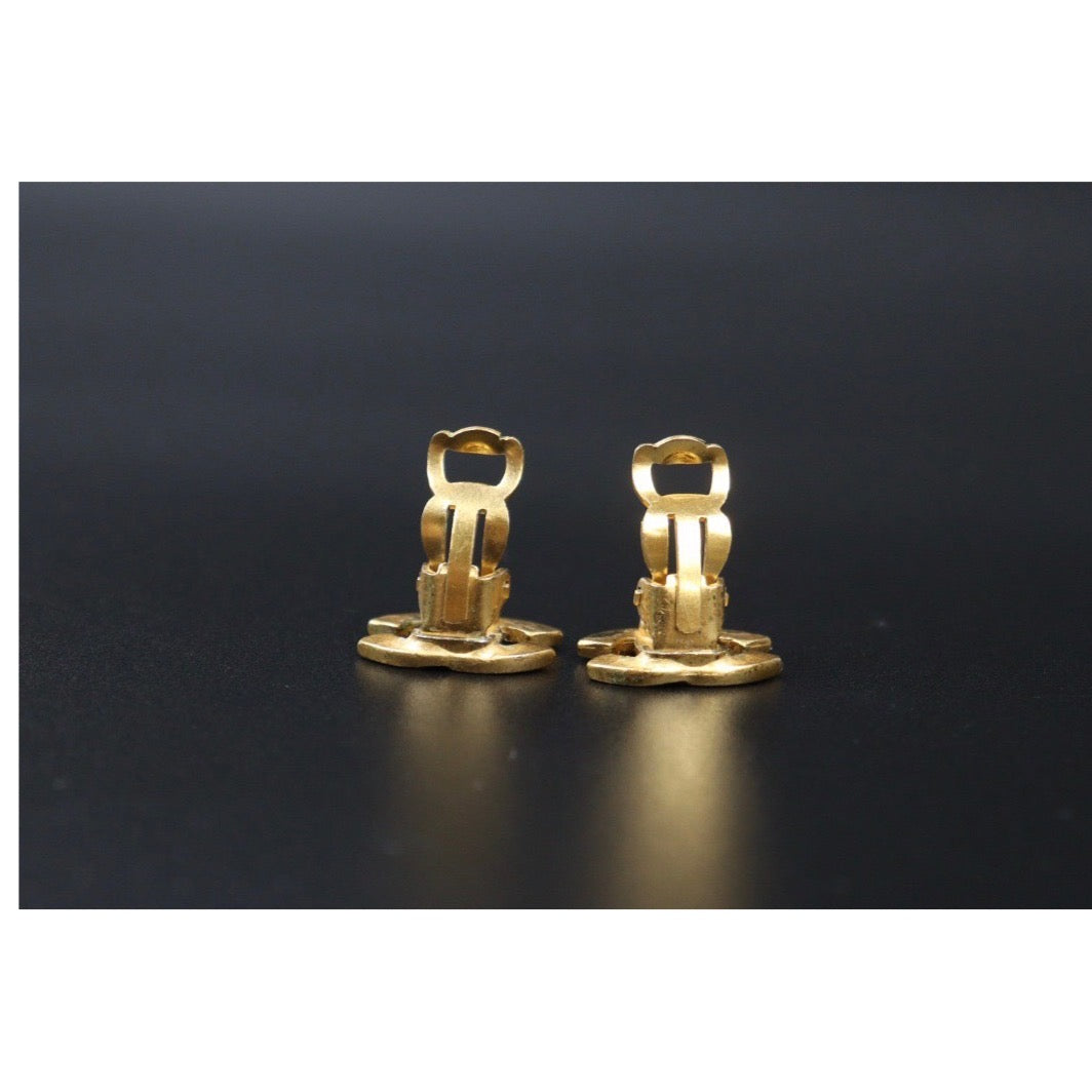 Rank AB ｜CHANEL COCO Earrings 18k Gold Plated ｜24041126