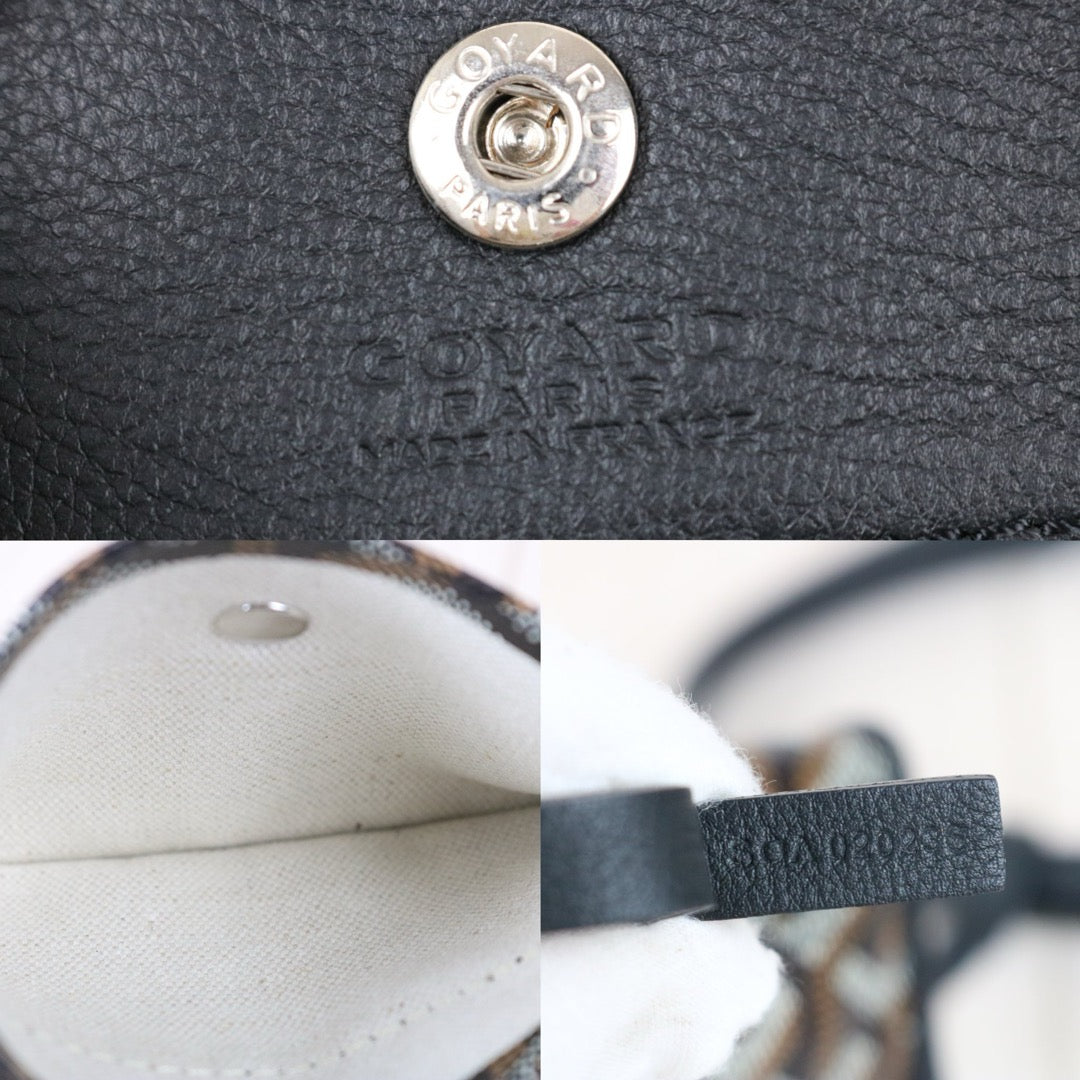 Very Good ( Rank A) ｜ Goyard Anjou Mini Tote Bag Black｜W25081503