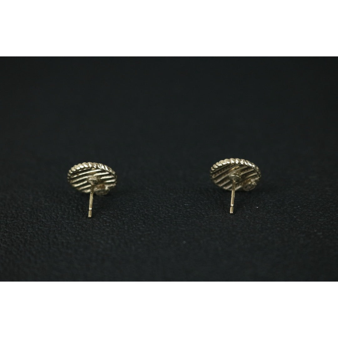 Include Authentic Detective Certificate of Authenticity｜Very Good ( Rank A) ｜CHANEL F19C Coco Mark Cruise Collection Earrings Made In 2019 Year ｜Z26091603