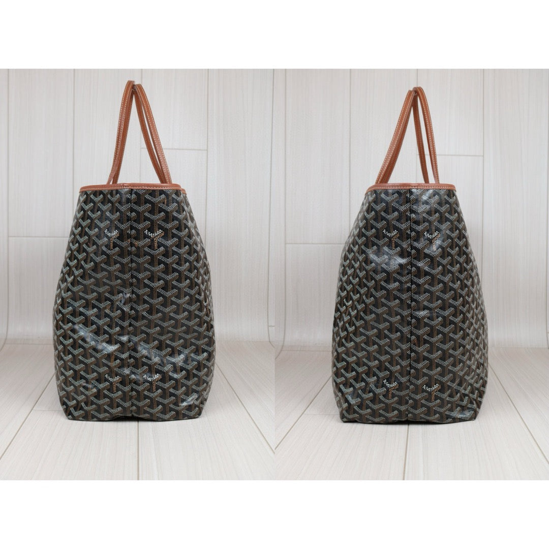 Rank A ｜ Goyard Saint-Louis PM Tote Bag Brown｜W24072101