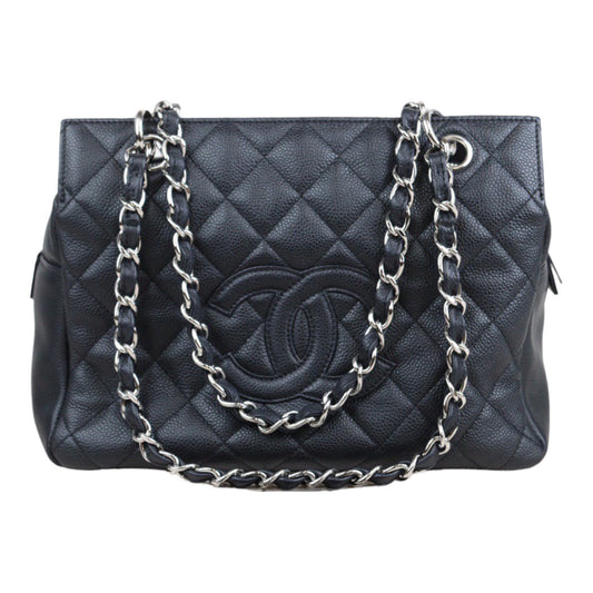 Rank A ｜ CHANEL Matrasse Caviar Skin PST Hand Bag  Black Made in 2008-2009 Year｜23102807