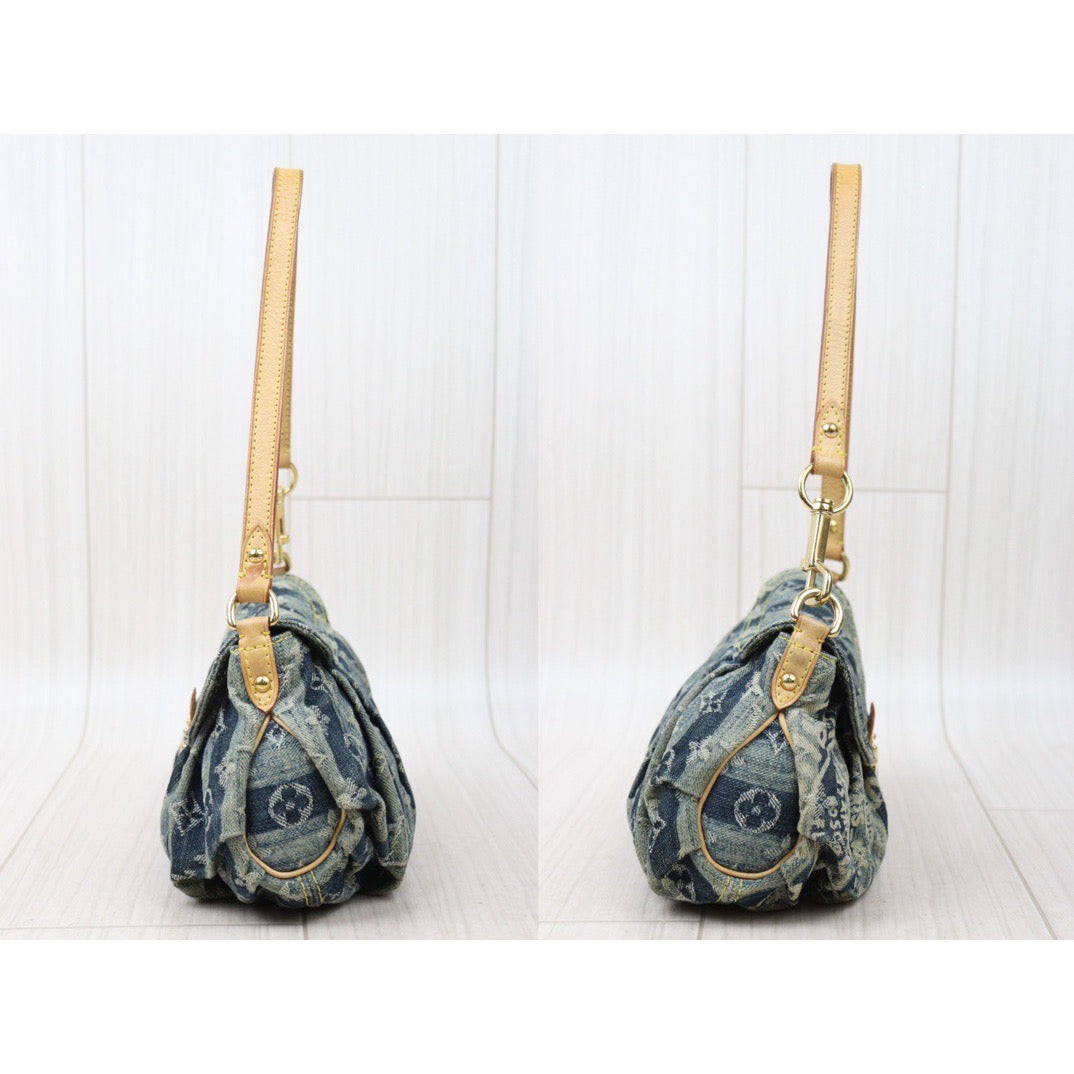Rank AB ｜  LV Monogram Denim  Shoulder Bag  ｜S24052214