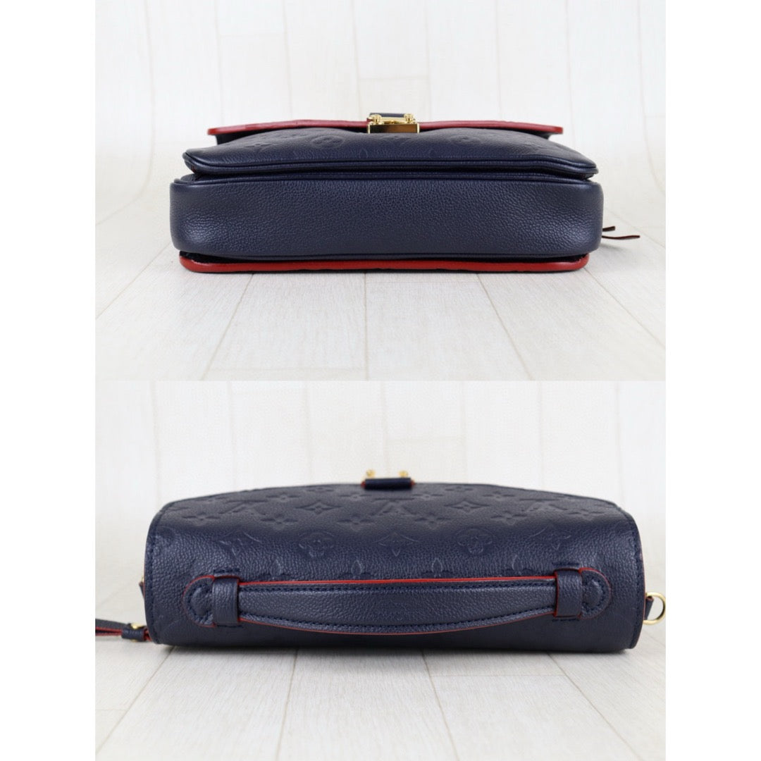 Very Good ( Rank A)｜LV Monogram Pichette Metis ShoulderBag Blue  IC Chips Model ｜S25022603