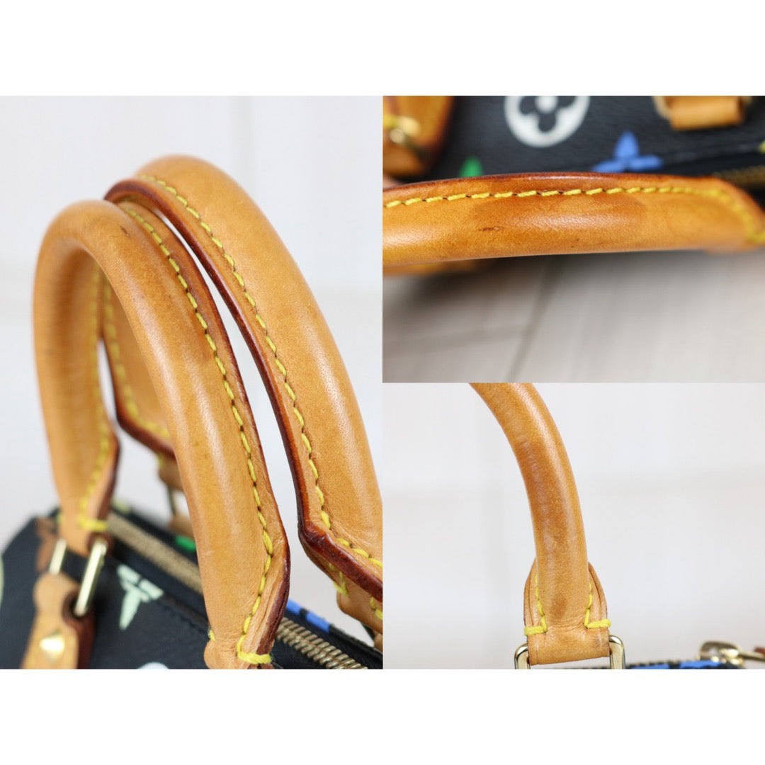 Include Entrupy Certificate of Authenticity｜Good ( Rank AB)｜  Louis Vuitton Monogram  Multicolor Nano Speedy Hand Bag ｜W26032601