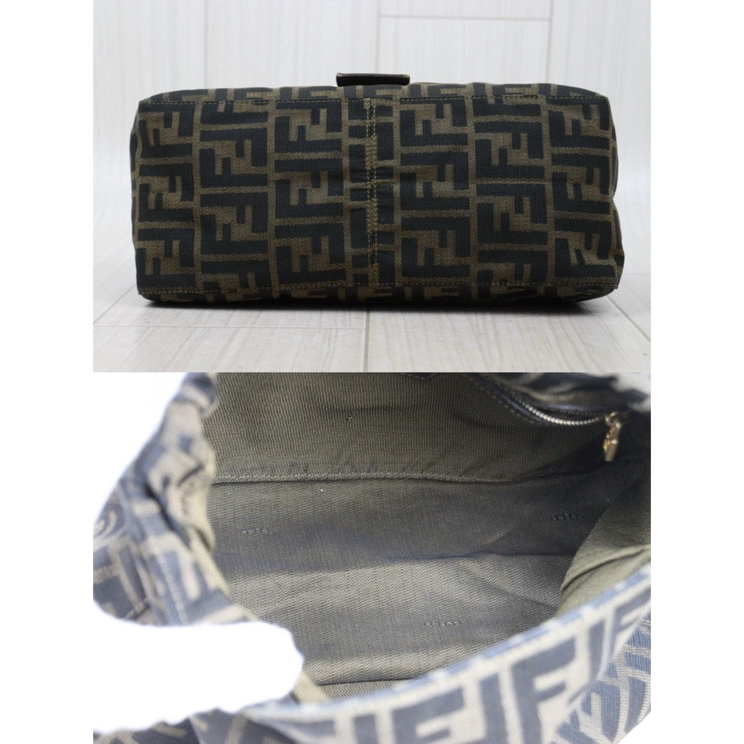 Good ( Rank AB)｜ FENDI Zucca Mamma Baguette Shoulder Bag ｜25042115