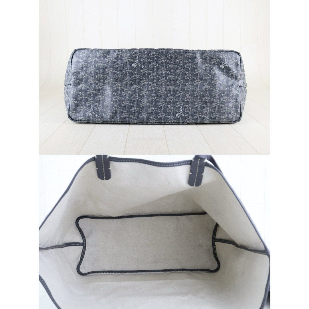 Good ( Rank AB) ｜ Goyard Saint-Louis PM Tote Bag Grey｜W24121101