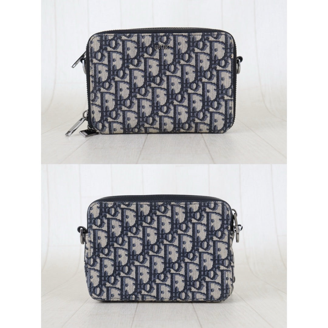 Include Entrupy Certificate of Authenticity｜Very Good ( Rank A)｜Dior Trotter Montaige  Oblique Camera Shoulder Bag ｜S26072527
