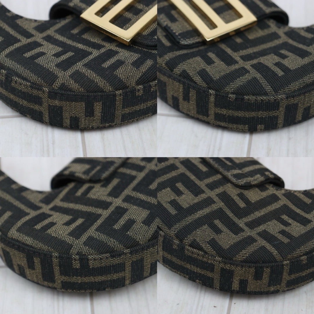 Very Good ( Rank A)｜ FENDI Zucca Mini Cookie Handbag｜S25110427