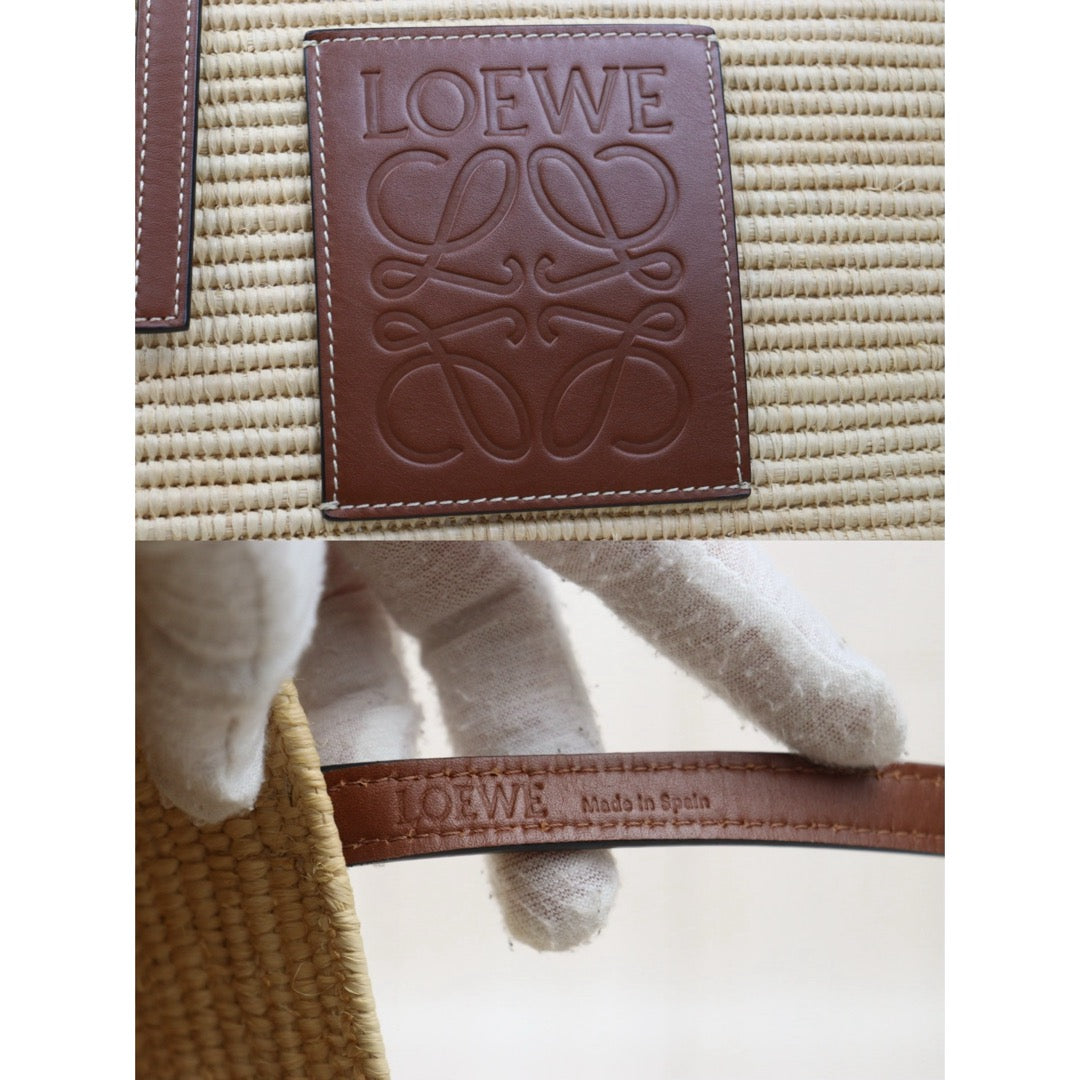Very Good ( Rank A)｜ LOEWE Straw  Basket Handbag Shoulder Bag ｜25070902
