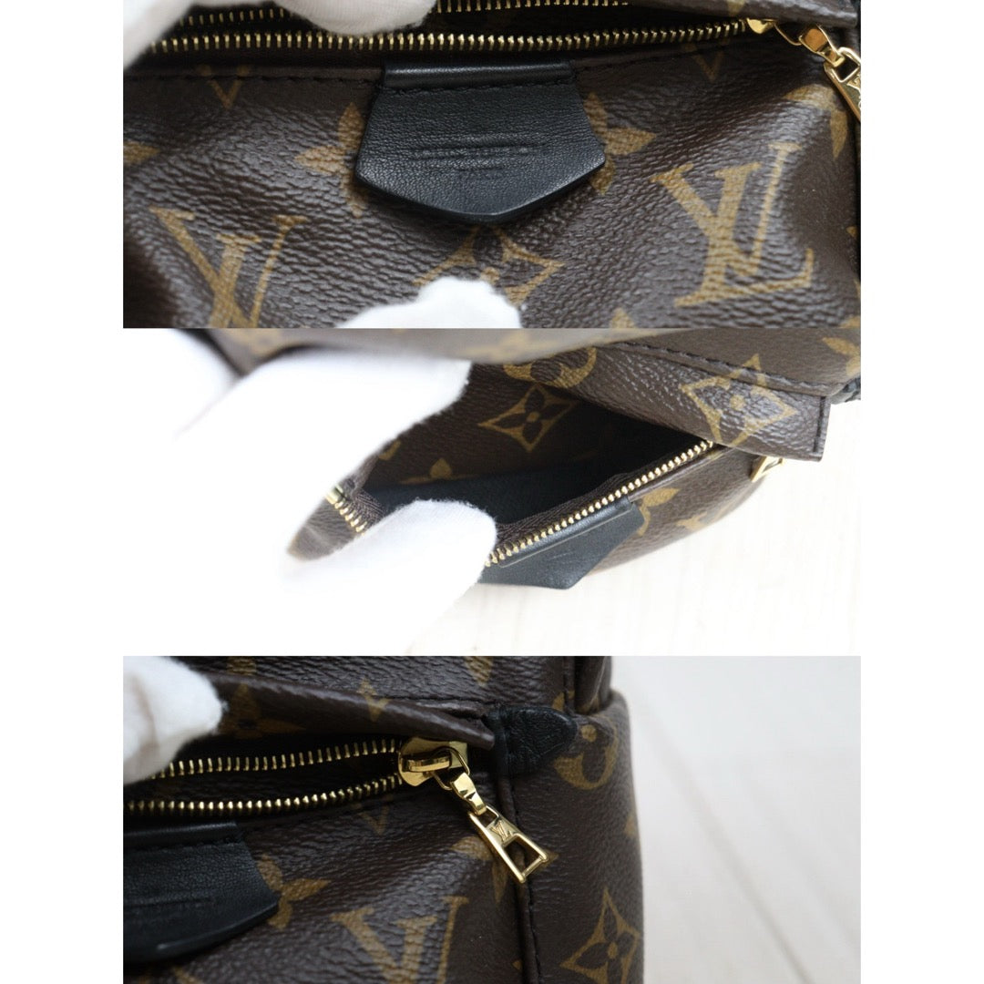 Very Good ( Rank A) ｜  LV Monogram Coated Canvas Mini Palm Springs Backpack｜S25071007