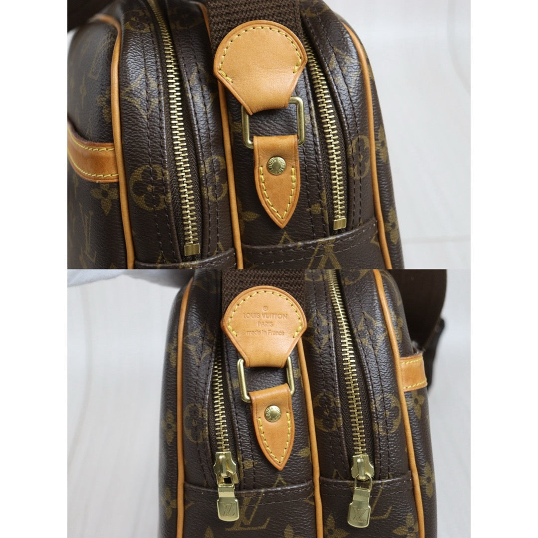 Include Entrupy Certificate of Authenticity｜Good ( Rank AB) ｜  Louis Vuitton Monogram Reporter PM Shoulder Bag｜26100601
