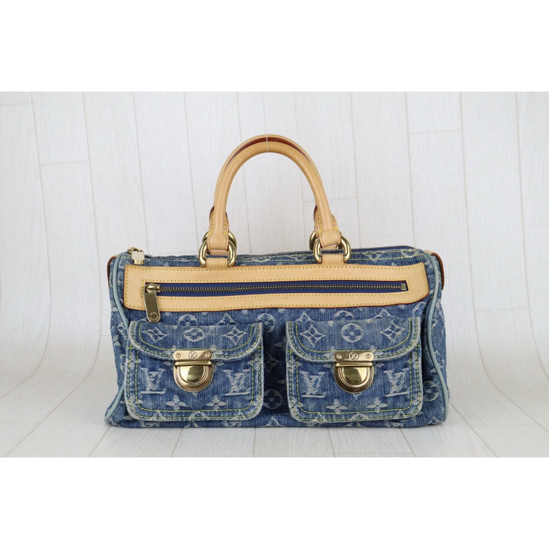 Very Good ( Rank A) ｜ LV Monogram Denim Noe Speedy Handbag   ｜S25022502