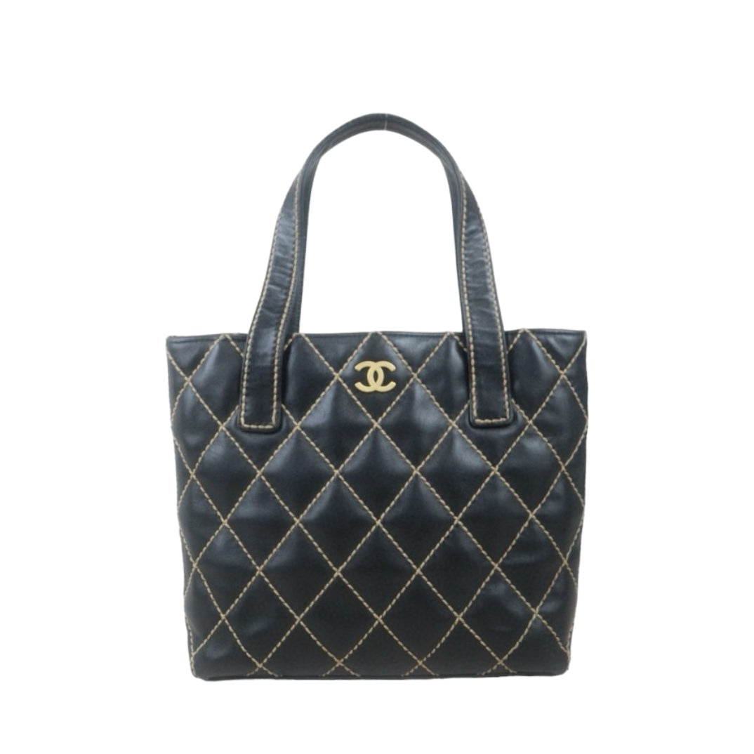 Good ( Rank AB)
｜ CHANEL Calf Leather Hand Bag Made In 2002～2003Year｜V24082015