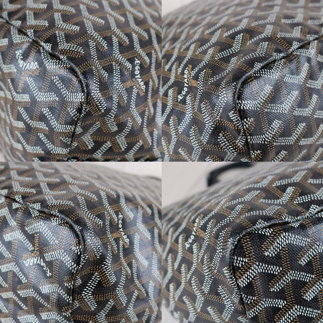 Very Good ( Rank A)｜ Goyard Saint-Louis PM Tote Bag Black｜S25063006