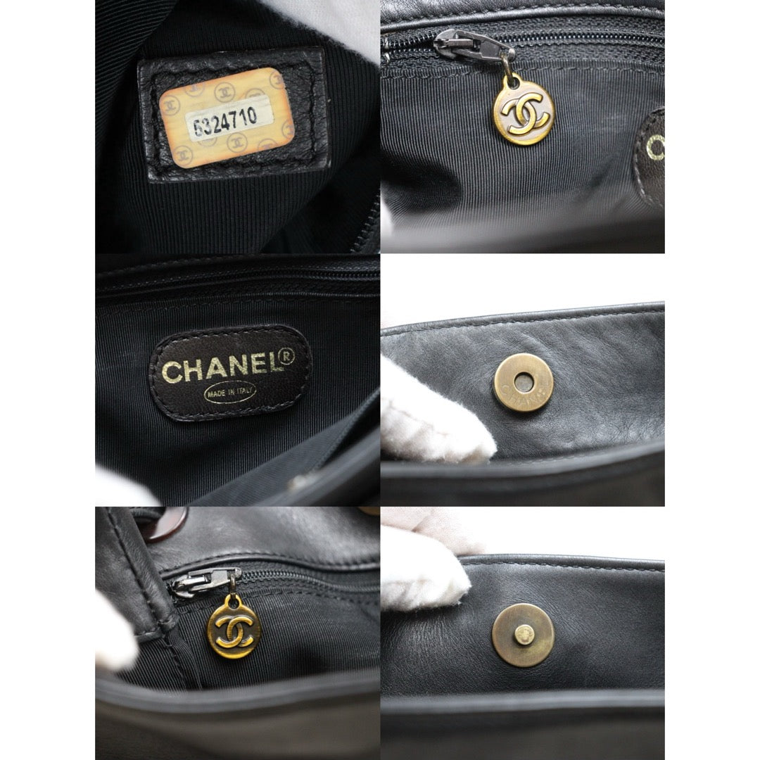 Good ( Rank AB) ｜ CHANEL  Lamb Skin Tassel ToteBag  Made In 1997～1999Year ｜S26030911