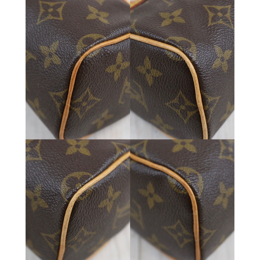 Rank AB ｜ LV Monogram Mini Speedy Handbag With Shoulderstrap ｜23112109